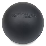 Massage Lacrosse Ball for Myofascial Release, Trigger Point Therapy, Muscle Knots, and Yoga Therapy, Lacrosse Roller - Soft (Black)