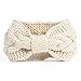 NISHAER Women's Chunky Cable Knitted Turban Headband Ear Warmer Head Wrap