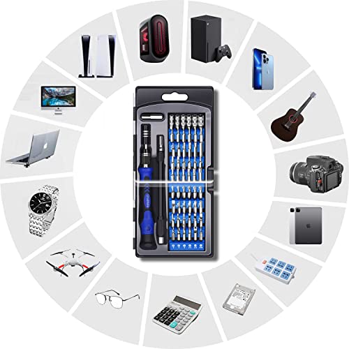 Precision Screwdriver Set, 61 in 1 Computer Repair Tool Kit with 56