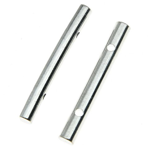 KAISH 2pcs Chrome 44.5mm Guitar String Retainer Bar for Floyd Rose Guitar