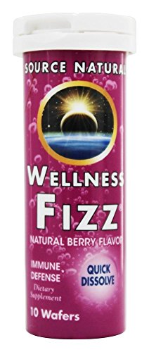 Source Naturals Wellness Fizz Immune Support Wafers, Berry, 2 pk