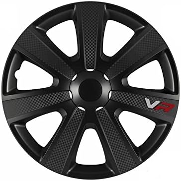 Gorecki Brand New car Trims set of 4 13'' 14'' 15'' 16'' Hubcaps/Trims VR Carbon Black (13 inches)