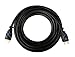 12ft (3.6M) High Speed HDMI Cable Male to Male with Ethernet Black (12 Feet/3.6 Meters) Supports 4K 30Hz, 3D, 1080p and Audio Return CNE570389 (2 Pack)