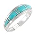 925 Sterling Silver Ring with Genuine Turquoise Size 5 to 11