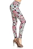 Printed Leggings Broad Sugar Skull (SLE-1804)