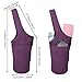 MoKo Yoga Mat Bag, Yoga Mat Tote Sling Carrier Lightweight Yoga Mat Carry Bag with Large Pocket & Zipper Pocket, Yoga Mat Holder for Women Men Fits Most Size Mats Reuseable Storage Bag – Purplethumb 4