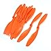 uxcell 5Pairs 8 x 4.5R Two Vanes CW CCW Propellers w Locating Rings for 4-axis Plane