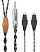 KK Cable KTH-O.F Compatible Audio Upgrade Cable Replacement for HD580, HD600, HD650 etc. Headphones, 2.5mm Trrs Balanced Male Plug. Audio Upgrade Cable. KTH-O.F