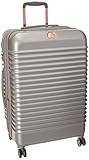 Delsey Luggage Bastille Lite 25 inch 4 Wheel Spinner, Pearl Grey