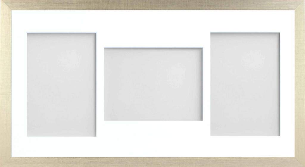 Frame Company Simpson Gold Multi Aperture Photo Frame, 20x10 for 7x5 inch (x3 PLP)