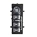 4WD Transfer Case Selector Dash Switch, 4x4 Wheel Drive Switch with Auto Push Button Fits Cadillac, Chevrolet Avalanche Silverado, GMC Sierra, Replaces 19168767, 15709327, 901-062
