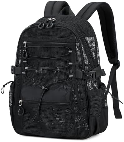 Amazon.com | adidas Hermosa Mesh Backpack, see-through transparent festival beach book bag | Casual Daypacks Amazon.com | adidas Hermosa Mesh Backpack, see-through transparent festival beach book bag | Casual Daypacks