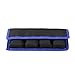 Meking DSLR Battery Case Holder Storage with 4 Pocket Pouch for LP-E6/LP-E8/LP-E10/LP-E12/NP-FW50/EN-EL14/EN-EL15 and more
