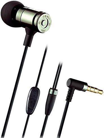 JBMMJ 3.5mm Jack Earphones &amp; Headphones,In-Ear Earbuds with Mic Microphone Stereo Bassl(silver)