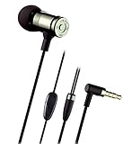 JBMMJ 3.5mm In-ear Headphones,Made for iPhone, iPod, iPad, Android Smartphone, Tablet, MP3 Players with Heavy Bass Metal Earphones (Shallow Iron Grey)