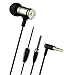 JBMMJ 3.5mm In-ear Headphones,Made for iPhone, iPod, iPad, Android Smartphone, Tablet, MP3 Players with Heavy Bass Metal Earphones (Shallow Iron Grey)