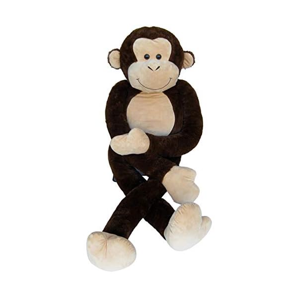 Wagner 9069 - Riesen XXL AFFE 185 cm groß - Plüschbär Kuschelbär Teddy Bär 1,85 m Plüschaffe Schimpanse Teddybär – Bild 4