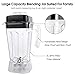 Professional Blender MengK 2000W Peak Horsepower Electric High Speed Blenders for Making Smoothies Total Nutrition Blender and Food Processor Combo with 67oz BPA-Free Pitcher (CB606)