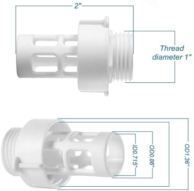 Garden Hose Drain Plug Connector 10184 Adapter Round Swimming Pool for