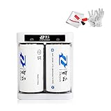Zhiyun 26500 3600mAh Li-ion Batteries for Zhiyun Crane Plus Zhiyun Crane V2 Zhiyun Crane-M 3 Axis Handheld Gimbal with Battery Charger, USB Charging Cable and PERGEAR Cleaning Kit