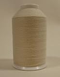 Multipurpose Organic Cotton Sewing Thread - Natural - 500 Yard Cone