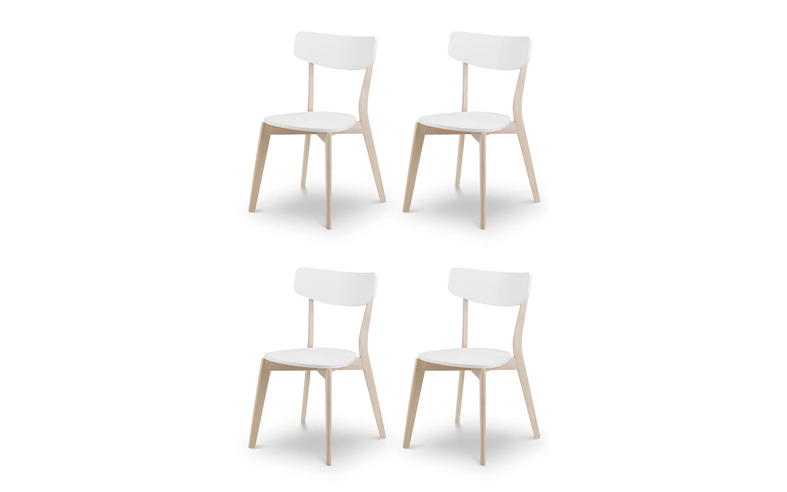 Julian Bowen Wood Casa Dining Chairs Set of 4