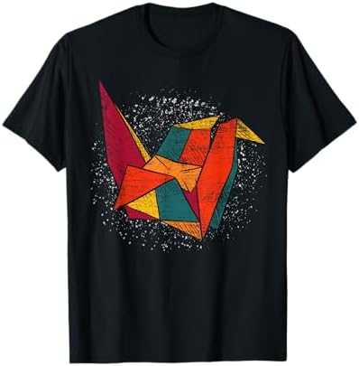 Amazon.com: Origami Paper Crane T-Shirt T-Shirt : Clothing, Shoes