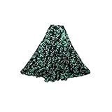 Womens Gothic Skirt Cotton Black Broomstick Tiered Hippie Gypsy Maxi Skirts