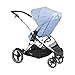 phil&teds Voyager Inline Stroller, Blue Marl