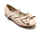 Anna Home Collection Anna Kids Dress Ballet Flats Mary Jane Slip On Comfortable Ballerina Synthetic Shoes