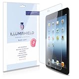 iLLumiShield – Apple iPad Mini 2 w Retina Display (HD) Blue Light UV Filter Screen Protector Premium High Definition Clear Film / Reduces Eye Fatigue and Eye Strain – Anti- Fingerprint / Anti-Bubble / Anti-Bacterial Shield - Comes With Free LifeTime Replacement Warranty – [2-Pack] Retail Packaging
