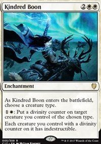 Kindred Boon - Commander 2017