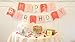 Sterling James Co. Tri-Color Pink & White Happy Birthday Bunting Banner – Birthday Party Decorations