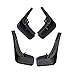 A-Premium Set of 4PCS Mud Flaps Splash Guards Mudguards Mudflaps Compatible with Audi Q7, 2016 2017 2018, Sport Utility, (Not fit Q7 S-Line Version), Front and Rear(Driver & Passenger Side)