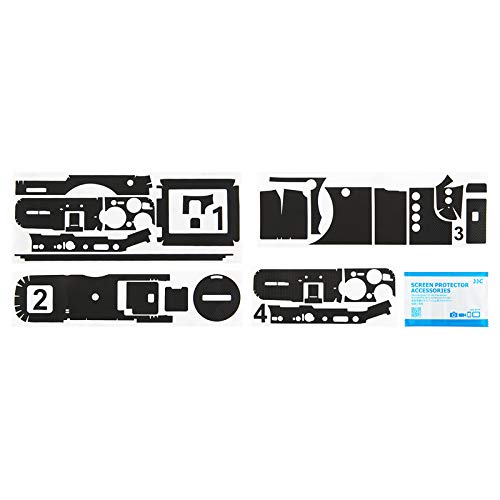 JJC Camera Body Skin Sticker Protective Wrap Cover for Fujifilm GFX 50R, 3M Anti-Scratch Stickers Decals DSLR Camera Body Skin Film Protector Shield