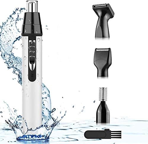 鼻毛カッター 充電式 メンズ鼻毛トリマー 4枚ブレード内蔵 男女兼用 4in1 鼻毛トリマー 鼻毛 眉毛 耳毛 両刃回転刃 持ち運びやすい