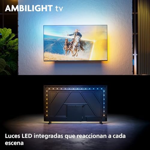 Ambilight TV 40PQS6901/12 40 Inch FHD QLED Smart TV, Pixel Precise Ultra HD, Titan OS, Dolby Audio