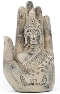 biorhythm "Palm of Wisdom" Buddha Garden Statue