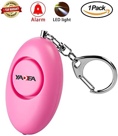 YADEA Emergency Personal Alarm 120dB SOS Alert Emergency Device For Girls,Kids,Elderly Personal Security Alarm As Bag Decoration(Pink)
