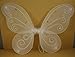 White Butterfly Fairy Costume Wings 17