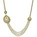 Glowing Bridal India Faux Meena Necklace Kundan Set O136w White