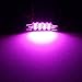 Partsam Pink Purple Car LED Lamps 42mm Festoon 12SMD Interior Dome Map Lights Bulbs 12V 561 562 578, Pack of 2pcs