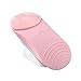 SIXPLUS Silicone Facial Cleansing Brush Deep Cleanse and Exfoliating (Pink)