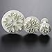 3-Piece Fondant Embossing Tool Snowflake Plunger Cake Cutter Sugarcraft Cake Decorating