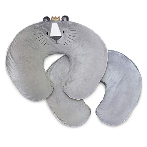 Boppy Luxe Nursing Pillow Positioner, Gray Royal Lion in Kuwait