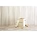 KitchenCraft Living Nostalgia Pet Food Storage Tin with Metal Scoop, Dog Food Bin, Dry Animal Feed Biscuit Metal Container for Bird, Cat, Rabbit, Guinea Pigs, Antique Cream