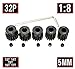 MakerDoIt 32P 5mm Pinion Gear Set 13T 14T 15T 16T 17T with Hex Key for RC primary