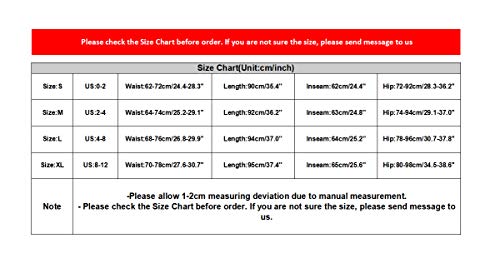 JOFOW Womens Pencil Pants Artificial Patent Leather Straight Leg Casual Stretch Skinny Fashion Slim Long Cropped Leggings (S =US:0-2,Red)