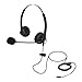 Xintronics Corded Call Center Telephone Headset RJ9 Headphone with Mic Noise Cancelling for Aastra Polycom Mitel Office Landline Phones and Call Center