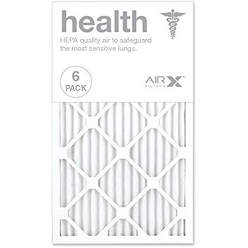 AIRx HEALTH 14x24x1 MERV 13 Pleated Air Filter - Made in the USA - Box of 6